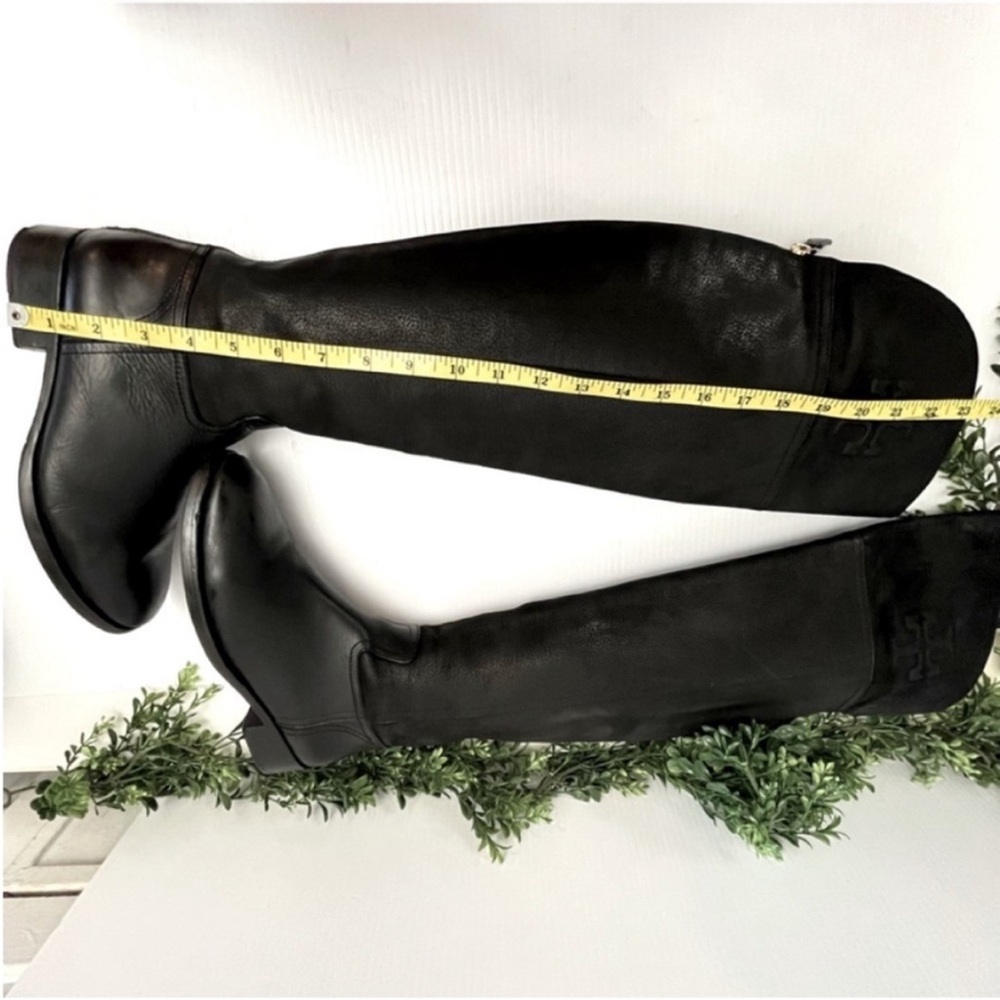 Tory Burch Simone Black Over-the-Knee Boots Size 8 - Picture 15 of 16